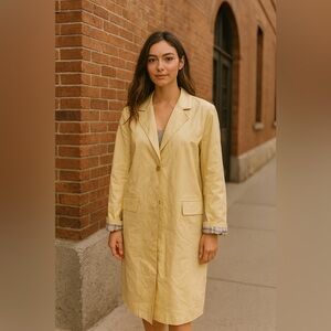 Brooks Brothers Vintage Longline Khaki Trench Coat
